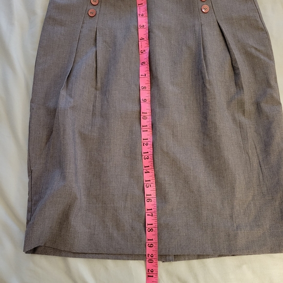 Grey work skirt Waist 30 - Picture 4 of 5